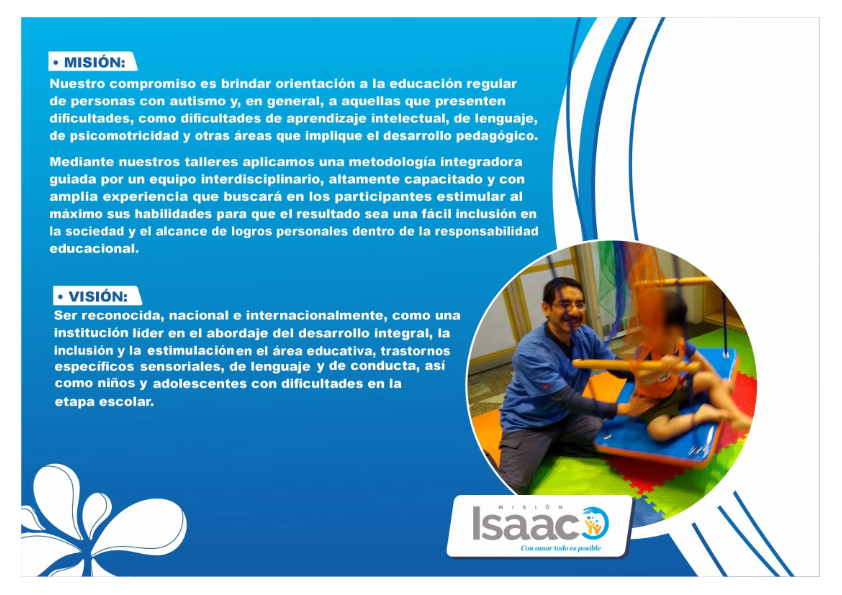 Atención terapéutica de Misión Isaac